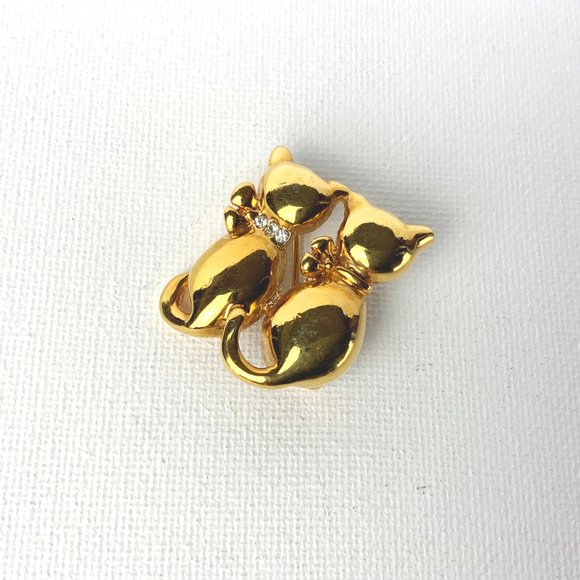 Lady Remington Jewelry Vintagelr Lady Remington Two Cats Brooch On